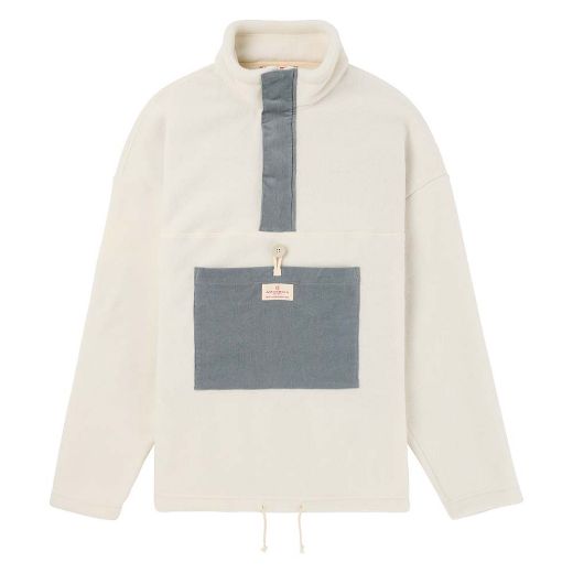 Amundsen Sports V-Bond Cord Fleece Mens (Natural/Stormy Blue)
