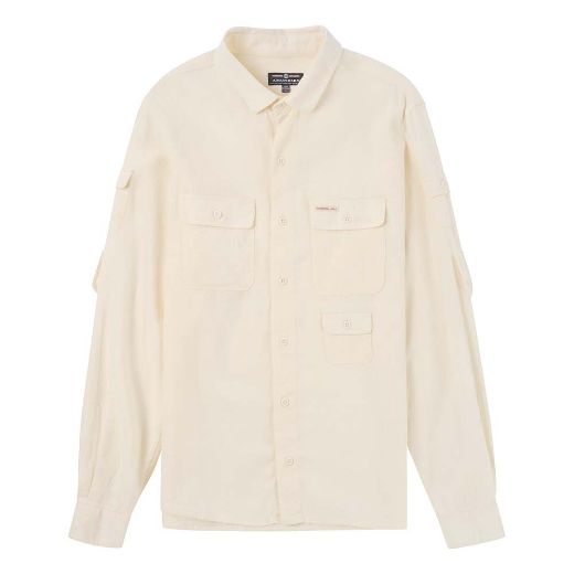 Amundsen Sports Travellers Linen Shirt Mens (White)