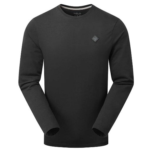Rab Basecamp Logo Badge Ls Tee (Beluga)