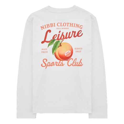 Nibbi Clothing Leisure Peach Long Sleeve 