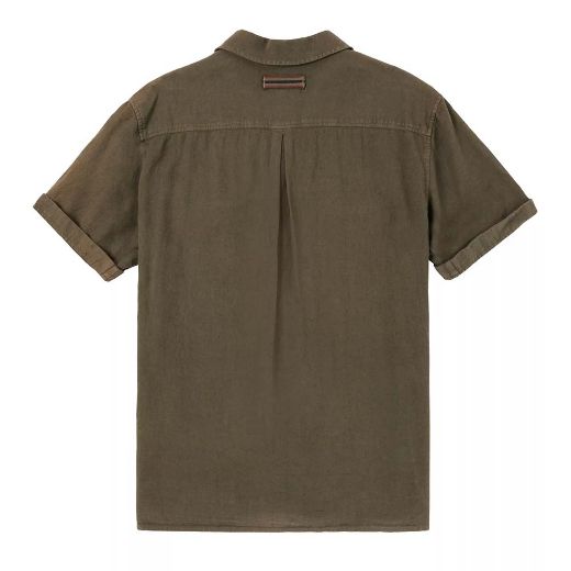 Amundsen Sports Travellers Linen SS Mens (Olive)