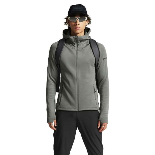 Craft Adv Explore Power Fleece Hood Jacket Men (Leaf)
