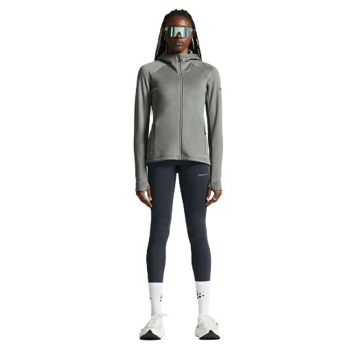 Craft Adv Explore Power Fleece Hood Jacket Women (Leaf)
