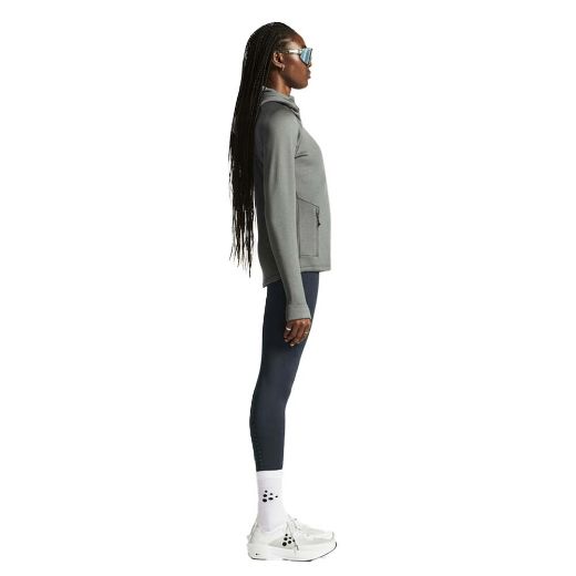 Craft Adv Explore Power Fleece Hood Jacket Women (Leaf)