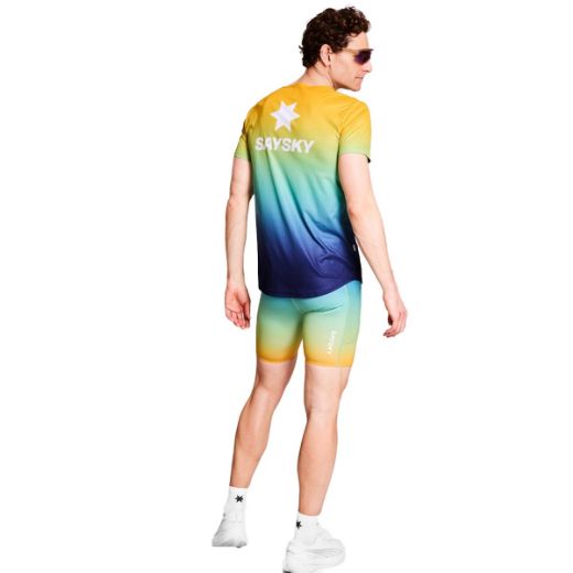 Bilde av Saysky Drip Dye Flow T-Shirt (Blue AOP), M
