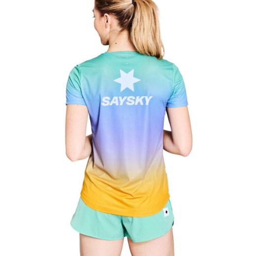 Bilde av Saysky Drip Dye Flow T-Shirt Women (Purple AOP), L