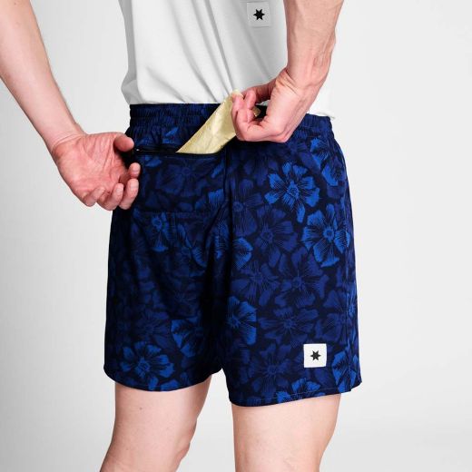 Bilde av Saysky Flower Pace Shorts 5 (Blue AOP), L