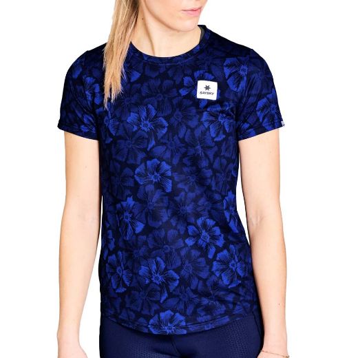 Bilde av Saysky Flower Combat T-Shirt Women (Blue AOP), L